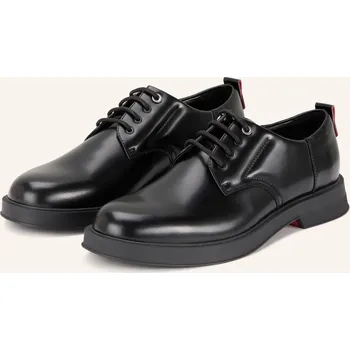 Pánské mokasíny Hugo Pánské Šněrovací Boty Lenner, černá, 41