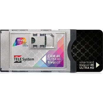 Televizor TiVusat Telesystem SmarCam 4K ULTRA HD CI včetně černé čipové karty