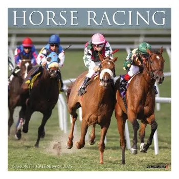 Kalendář Horse Racing 2026 12 X 12 Wall Calendar (EN)