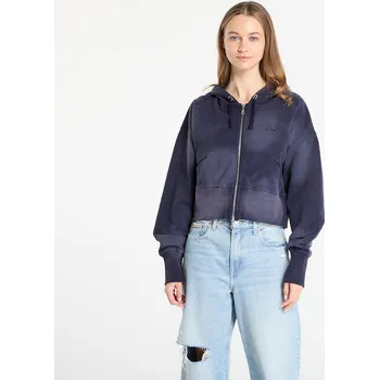 Dámská mikina Mikina DIME Cropped Zip Hoodie Navy Washed XL