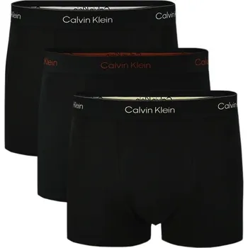 Pánské boxerky CALVIN KLEIN-3 PACK-RELAXED FIT TRUNK 3PK Černá S