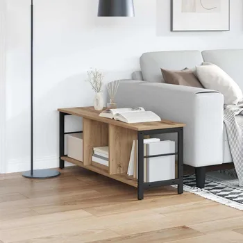 Knihovna Knihovna Artisanový dub 102 x 32 x 40,5 cm kompozitní dřevo