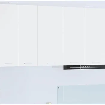 Příborník do zásuvky Závěsná skříňka se dveřmi Bílá 40 x 31 x 80 cm kompozitní dřevo