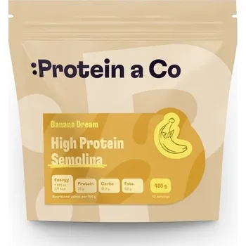 Protein Protein a Co Protein&Co Proteinová krupicová kaše 480g - Banán