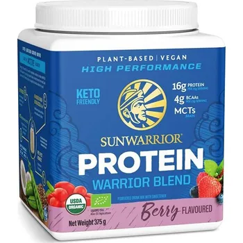 Protein Sunwarrior Blend Organic Protein 375 g, lesní plody