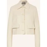 Windsor. Dámské Kostkovaná Sako Z Tvídu, krémová, 38