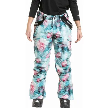Snowboardové kalhoty Dámské zimní kalhoty na lyže/snowboard Meatfly Foxy 25/26 Pink Flowers XL