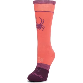 Pánská móda Lyžařské ponožky SPYDER Youth Bug Liner Ski Socks JR - Coral Haze S