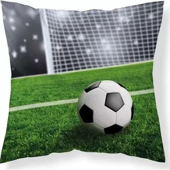 Povlak na polštářek DETEXPOL Povlak na polštářek Fotbal stadion micro Polyester, 40/40 cm