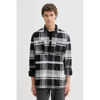 Dámská košile Bavlněná košile Karl Lagerfeld Jeans B1M16010 šedá 90A, vel. L