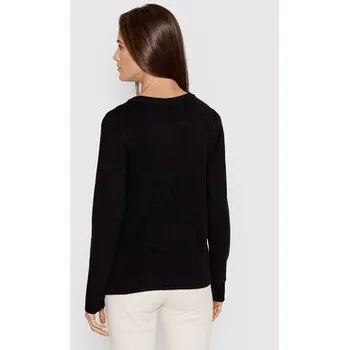 Dámský svetr Vila Svetr Ril 14054177 Černá Regular Fit XS