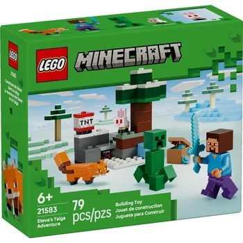 Dětské zboží LEGO® 21583 MINECRAFT Steve a dobrodružství v tajze