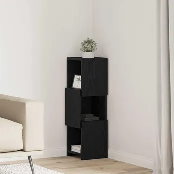 Příborník do zásuvky Rohová skříňka Bílá 25,5x25x80cm kompozitní dřevo