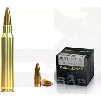 Příslušenství pro sportovní střelbu Náboj Sellier Bellot .223 Rem FMJ 3,6g