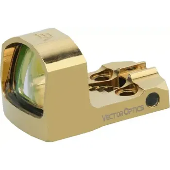 Kolimátor Pistolový kolimátor Vector Optics Frenzy-S 1x17x24 Automatic Sight Gold Plated