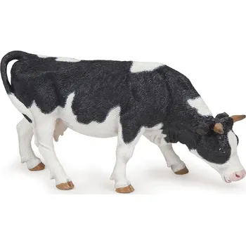 Figurka Figurka PAPO Černobílá kráva pasoucí