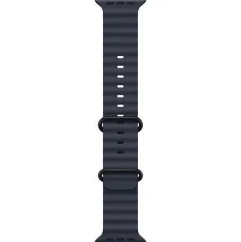 Módní doplněk Apple Watch 49mm Navy Ocean Band - Black Titanium Finish MYPA3ZM/A