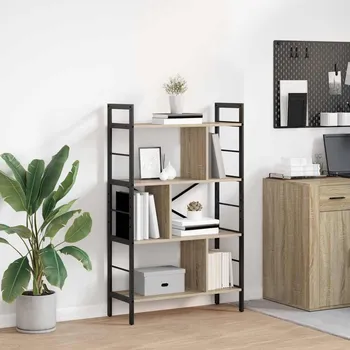 Knihovna Knihovna Sonoma dub 75 x 30 x 123,5 cm kompozitní dřevo