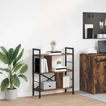 Knihovna Knihovna Kouřový dub 75 x 30 x 91 cm kompozitní dřevo