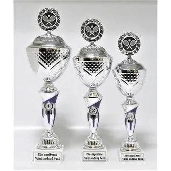 Tenisové poháry 357-LAC017 Zde napište text na štítky a součet zadejte do košíku. Více informací viz.POPIS v dolní části.