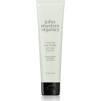 Vlasová regenerace John Masters Organics Rose & Apricot Hair Mask vyživující maska na vlasy 148 ml