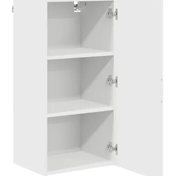 Příborník do zásuvky Kuchyňská skříň s policí Bílá 40 x 31 x 80 cm kompozitní dřevo