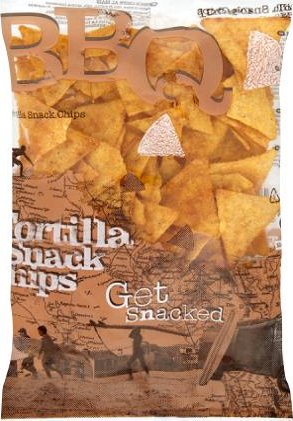 Nuevo Progreso snack tortilla chips bbq 800g