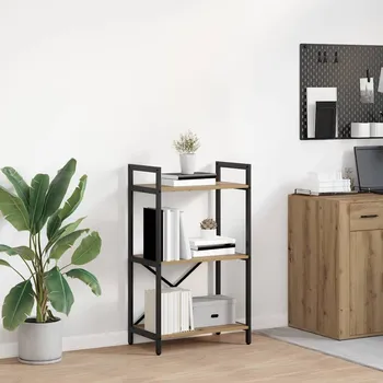 Obývací pokoj Knihovna Artisanový dub 56 x 34 x 96 cm kompozitní dřevo