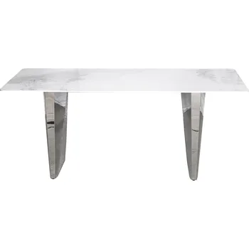Jídelní stůl Jídelní stůl Modig 200 cm stříbrný/mramor