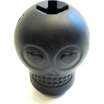 Hračka pro psa Hračka na pamlsky Lebka - Magnum | SodaPup | Černá