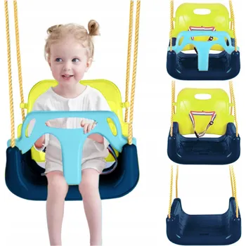 Zahradní houpačka Zahradní Houpačka Modulární Domácí pro Děti 3v1 Pevná na Lanech Bezpečná