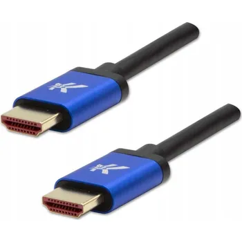 Video kabel Video kabel HDMI M - HDMI M, HDMI 2.1 - Ultra High Speed, 1 m, pozlacené konektory