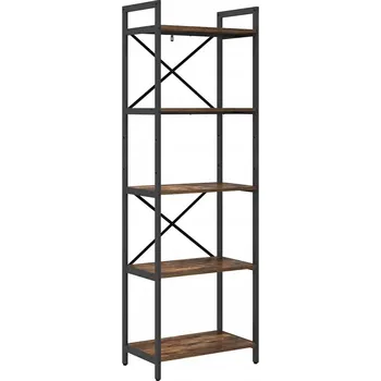 Knihovna VidaXL Knihovna, dub kouřový, 56 x 34 x 171 cm