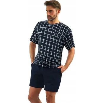 Pánské pyžamo Sesto Senso pánské pyžamo 2485/02 krátký rukáv, velikost XXL