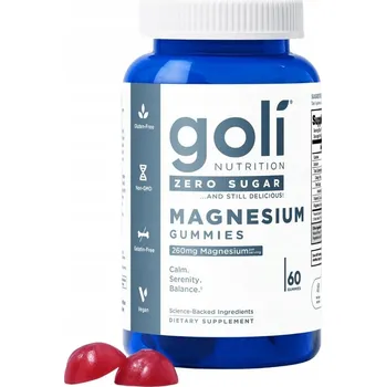 GOLI NUTRITION Zero Sugar Magnesium - Hořčík - želé bez cukru (60 želé)