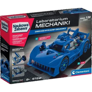 ostatní stavebnice MECHANICKÁ LABORATOŘ ZÁVODNÍ AUTO ENDURANCE CLEMENTONI 50255