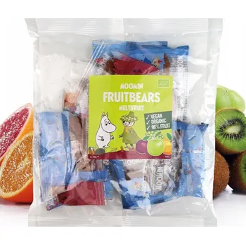 Bonbon Želé Bonbony Moomin, Bio Želé Bonbony ovocné, Víceovocné, 8x10g Moomin 80 g