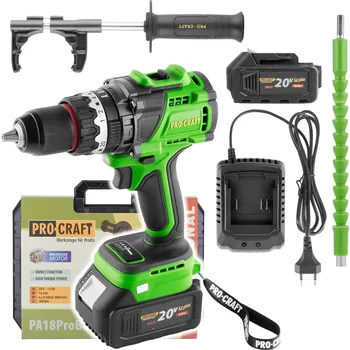Aku šroubovák Procraft PA18ProBL-1B-C