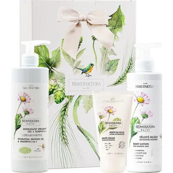 Kosmetická sada Manufaktura Sedmikráska Dárková kosmetická sada pro péči o citlivou pokožku
