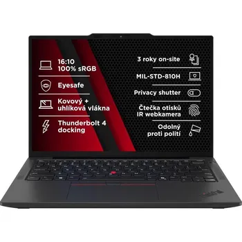 Notebook LENOVO NTB ThinkPad X13 G6 - Ultra5 225U,13.3" WUXGA,16GB,512SSD,5MP+IRcam,W11P 21RK005QCK