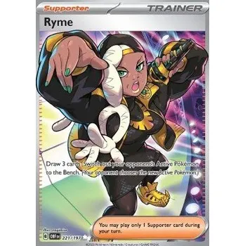 Karetní hra Pokémon OBF 221/197 Ryme - Obsidian Flames