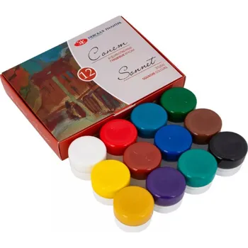 Vodová barva Daler&Rowney SMPL sada gvas barvy temperové 24x12ml 603325