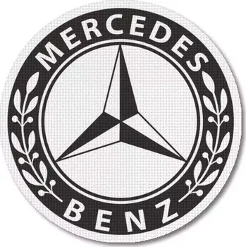 Nášivka Pelisport Nažehlovačka Mecedes Benz bw ø 45 mm