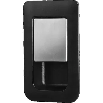 Příslušenství ke karavanu Nábytkový zaklapávací zámek varianta matná černá + chrom