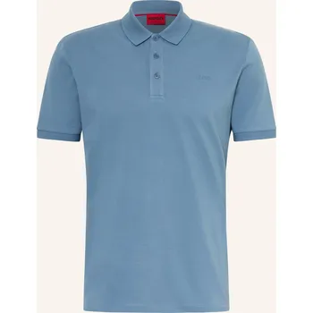 Pánská košile Hugo Pánská Polokošile Z Piké Donos Regular Fit, modrá, XXL