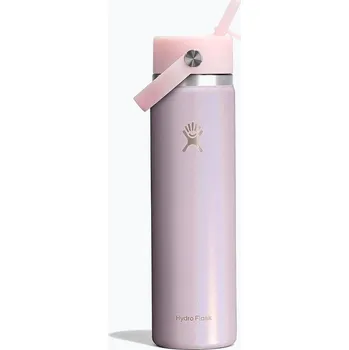 Termoska Termo láhev Hydro Flask Wide Mouth with Flex Straw Cap 710 ml glimmer pink