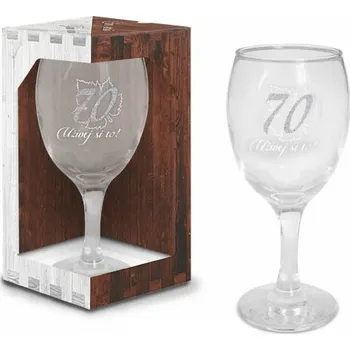Sklenice Sklenice na víno - narozeniny 70