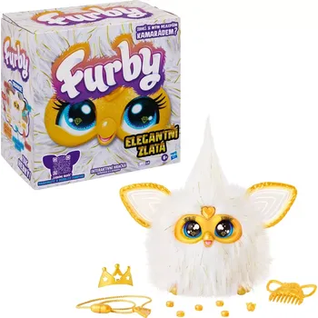 plyšák Hasbro Furby elegantní zlatý