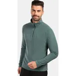 Pánská fleecová mikina Kilpi ALMERI-M zelená 7XL