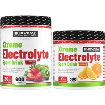 Iontový nápoj Survival Xtreme Electrolyte Sport Drink - akce 600 g + 300 g